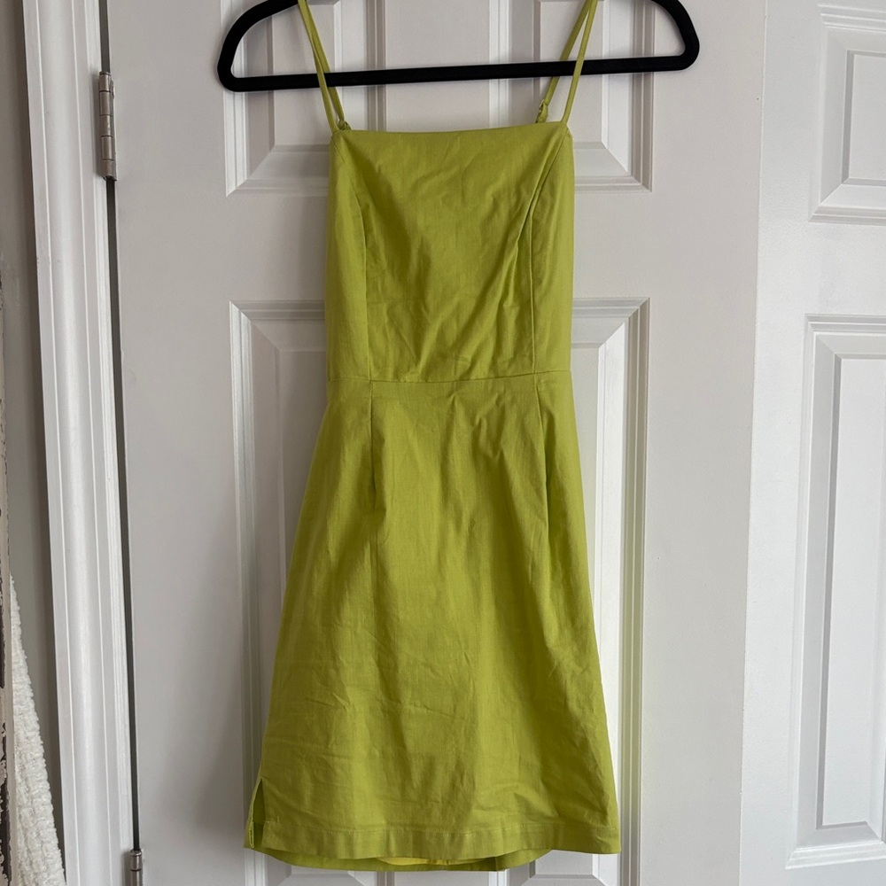 Fashion Nova Vibrant Green Mini Dress